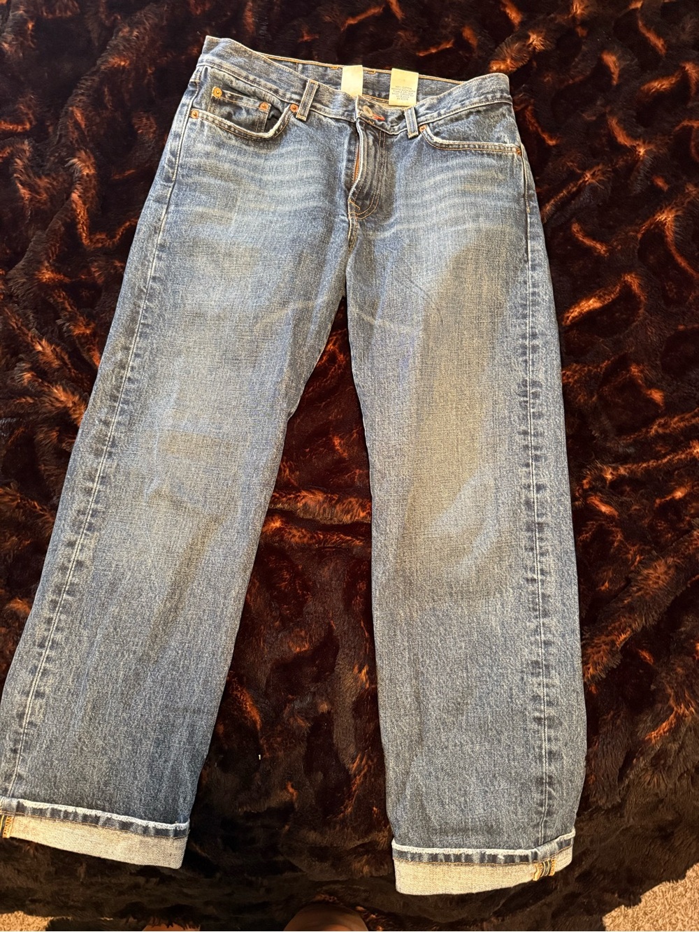 Lucky Brand women’s Relaxed Jeans in Faded Blue